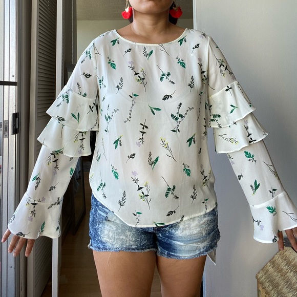 Mix floral print blouse - Picture 2 of 12